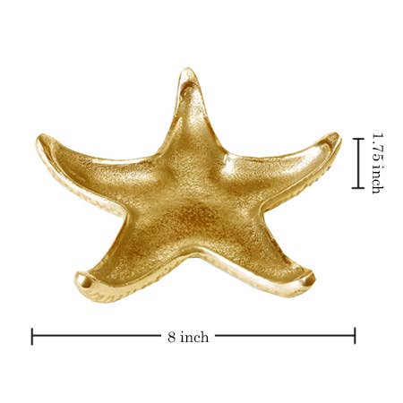 Gold Starfish Tray