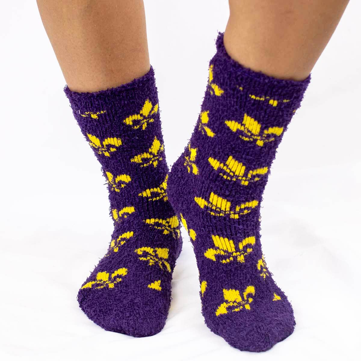 Women's Louisiana Pride Snuggle Socks