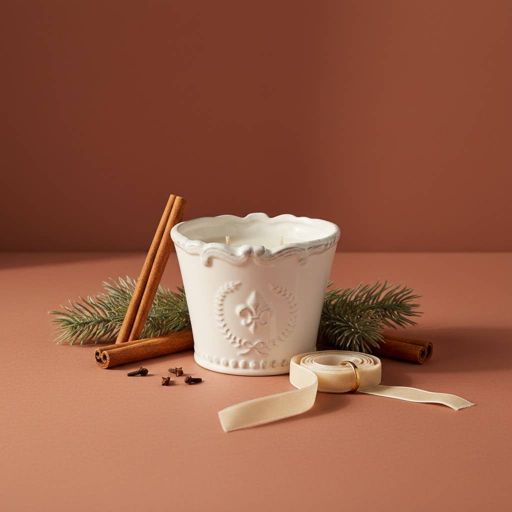 Cinnamon Cheer: 10 oz Marquis Candle