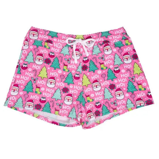 FINAL SALE Mixed Pink Christmas Shorts