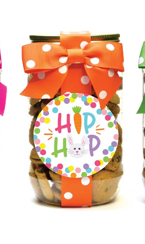 Easter Cookies (Chocolate Chip)-Pink, Orange, Green