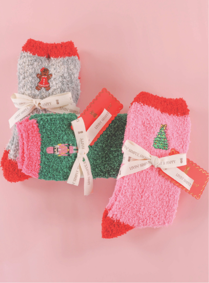 Soft & Cozy Socks - Santa