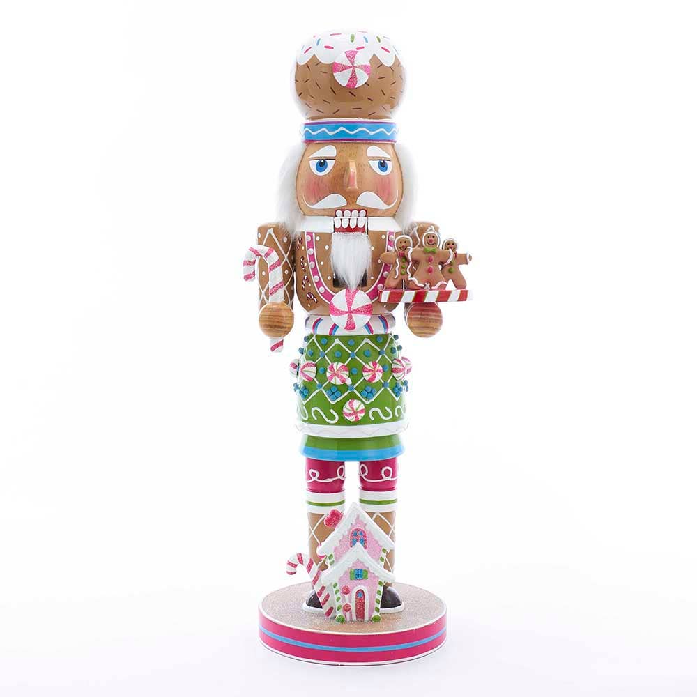 16” Wooden Gingerbread Nutcracker