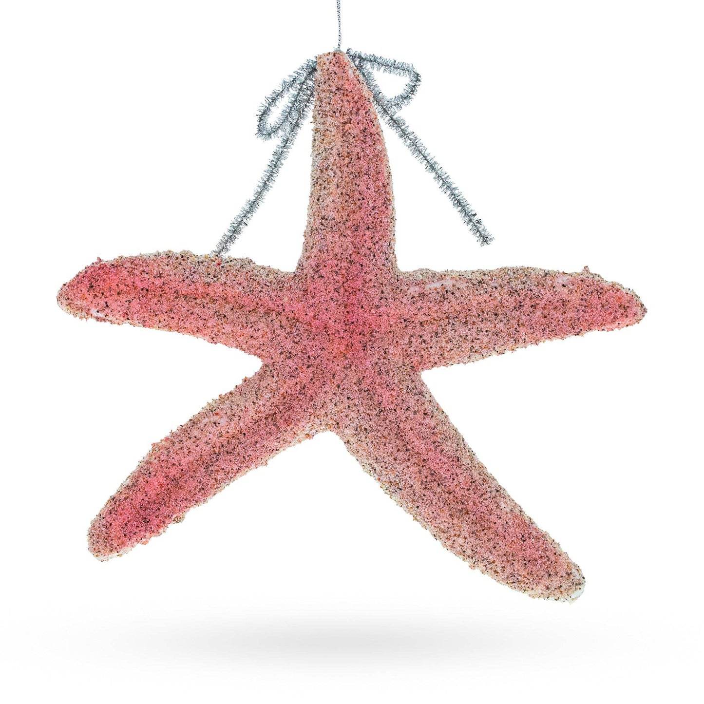 Radiant Sparkling Starfish Glass Ornament