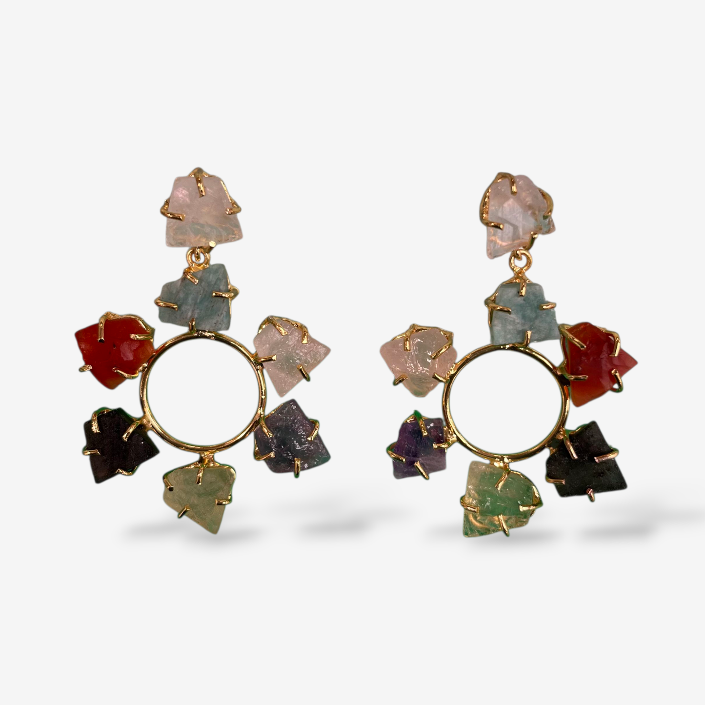 Aurora Rocks Earrings: Style 1