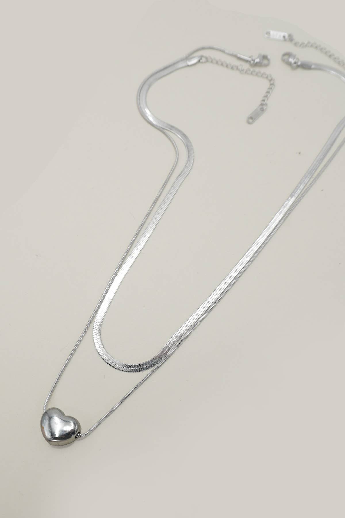 Mason Silver Layer Necklace