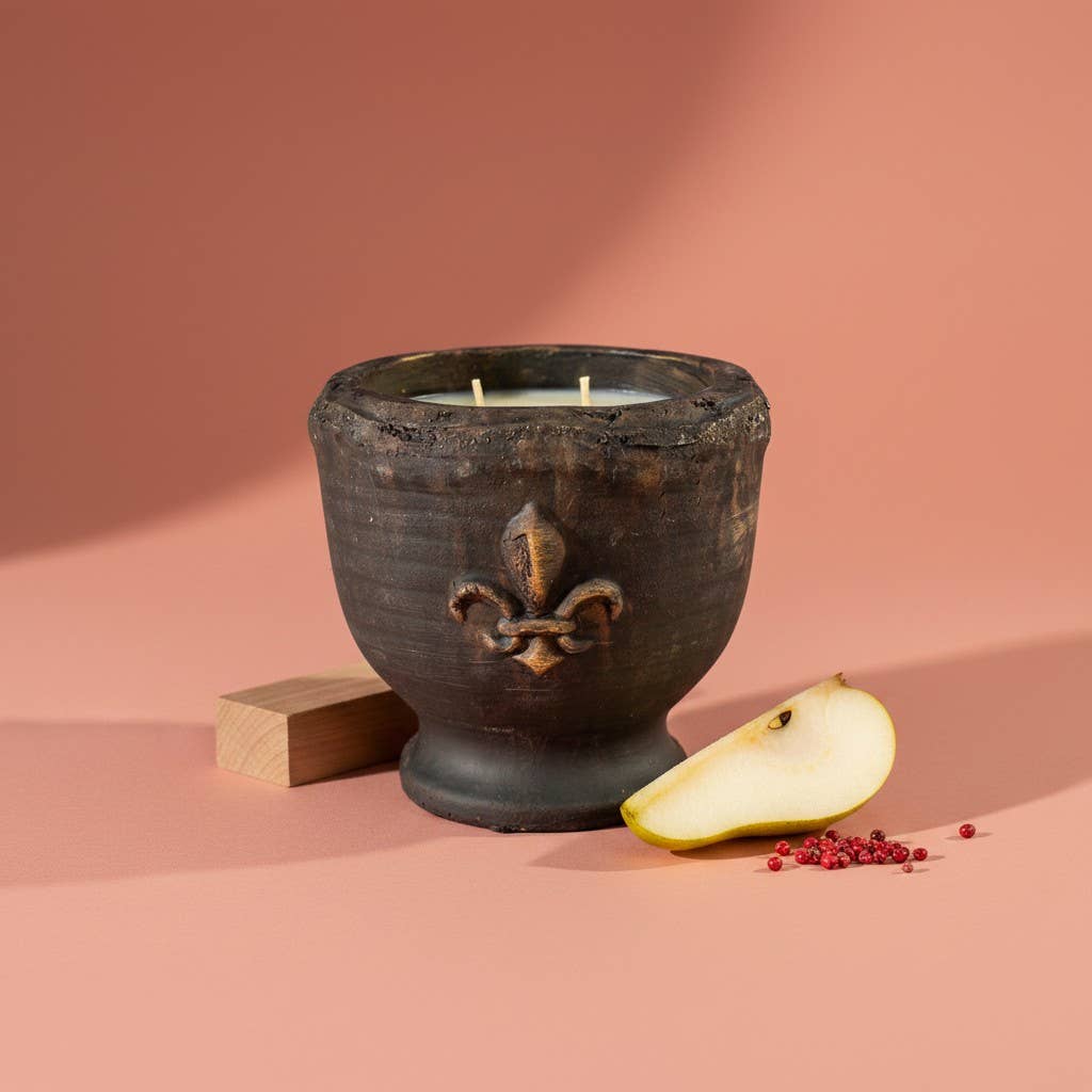 20 oz Classic Pottery Candle: Southern Suede