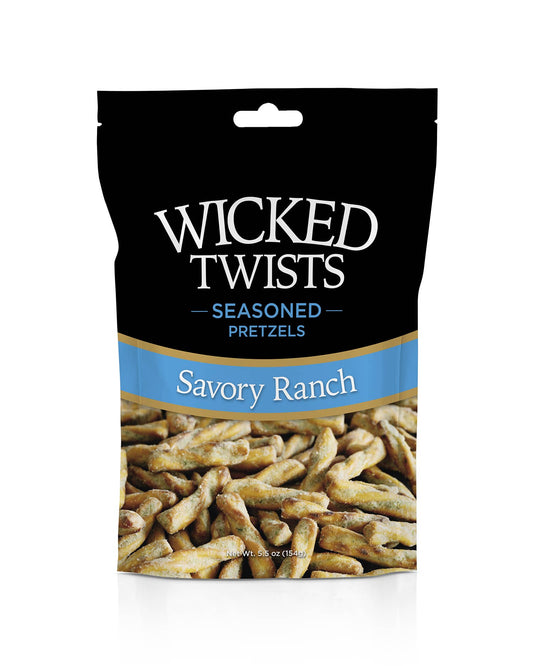 Wicked Twist Savory Ranch Seasoned Pretzels