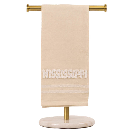 Mississippi Embroidery Tea Towel