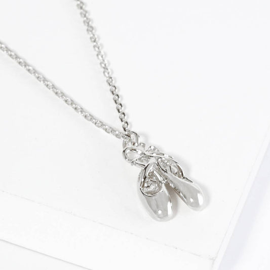 Magic of Dance / Ballet Shoe Necklace: RH / ONE SIZE