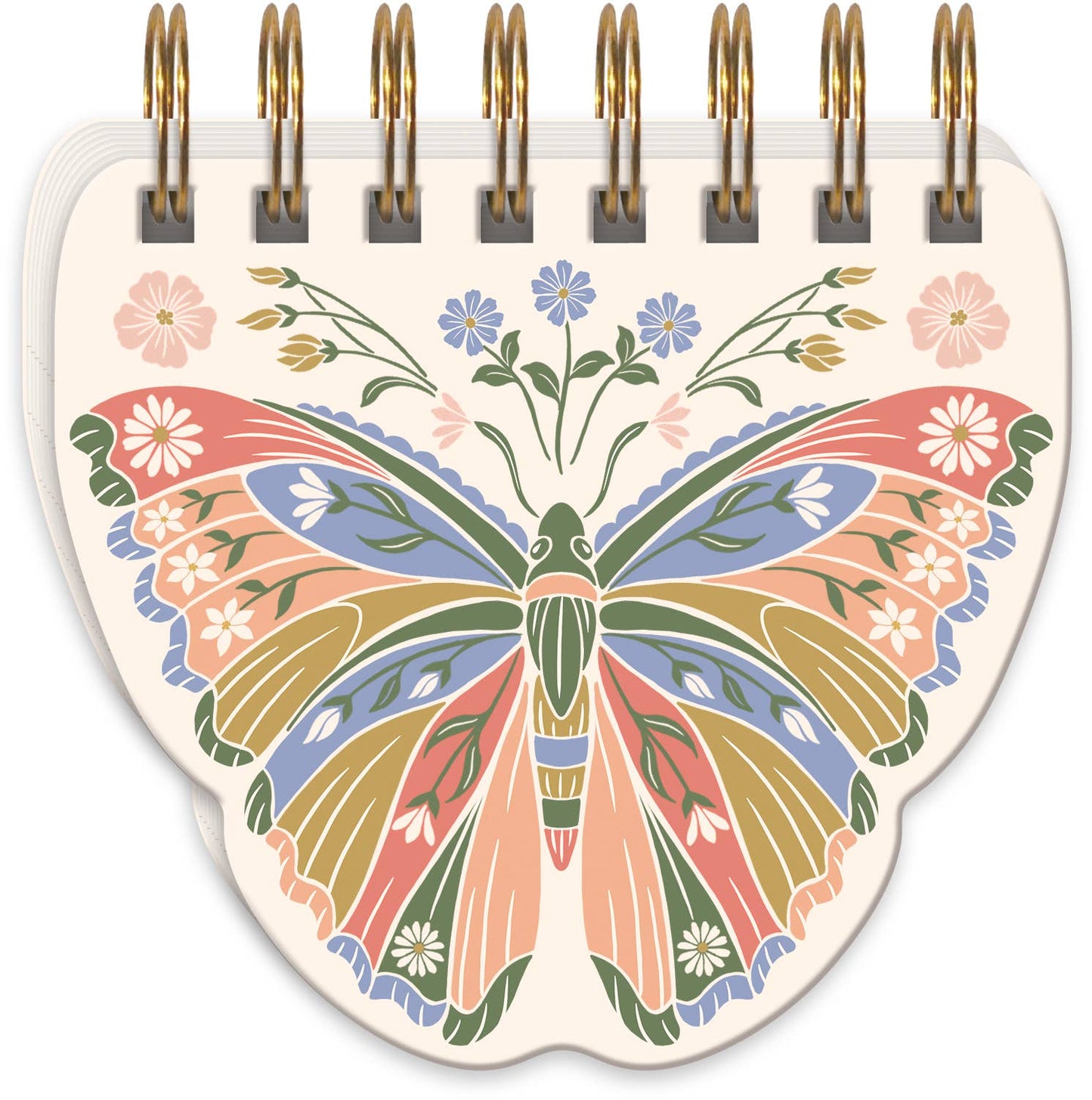 Butterfly Spiral Notepad