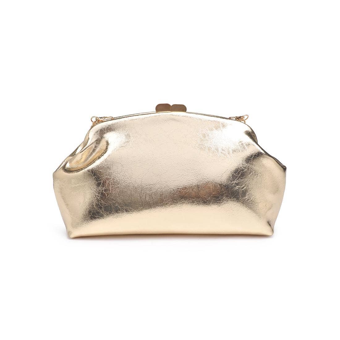 Camille Clutch Handbag: Gold