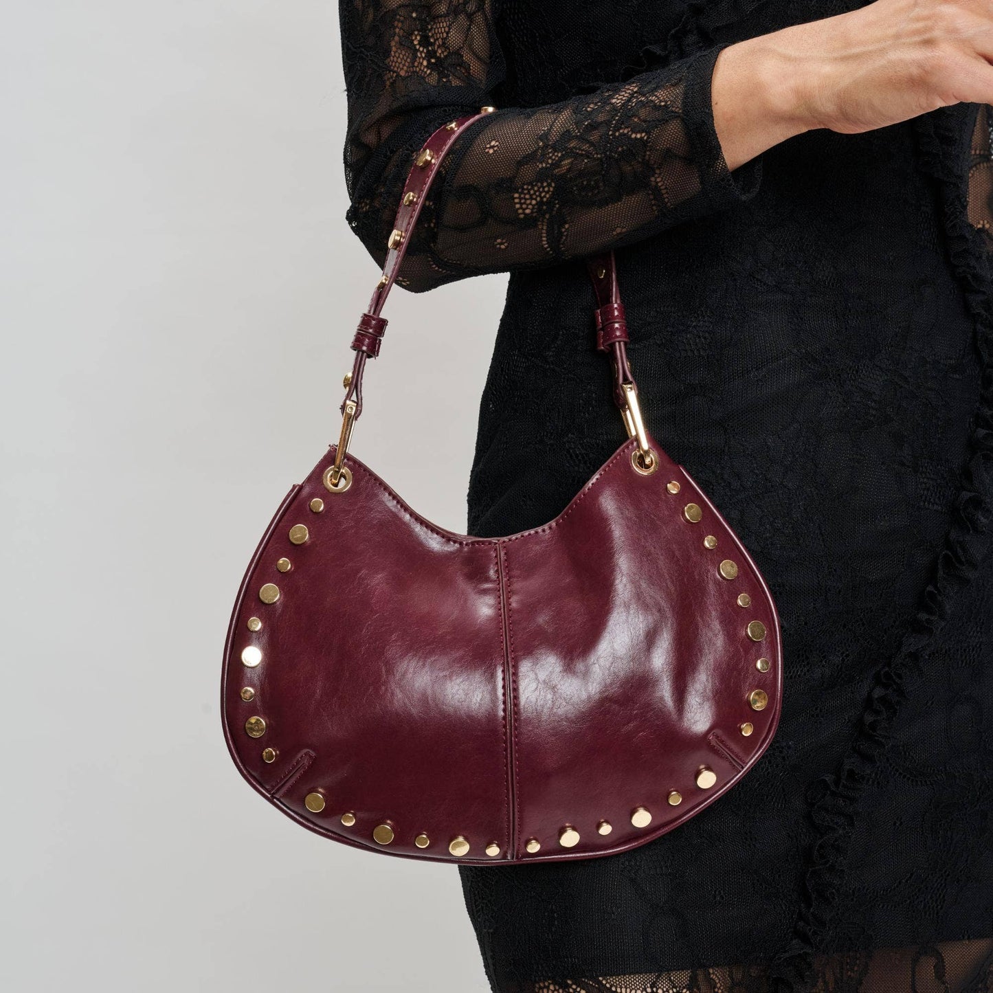 Nova Crossbody Handbag: Wine
