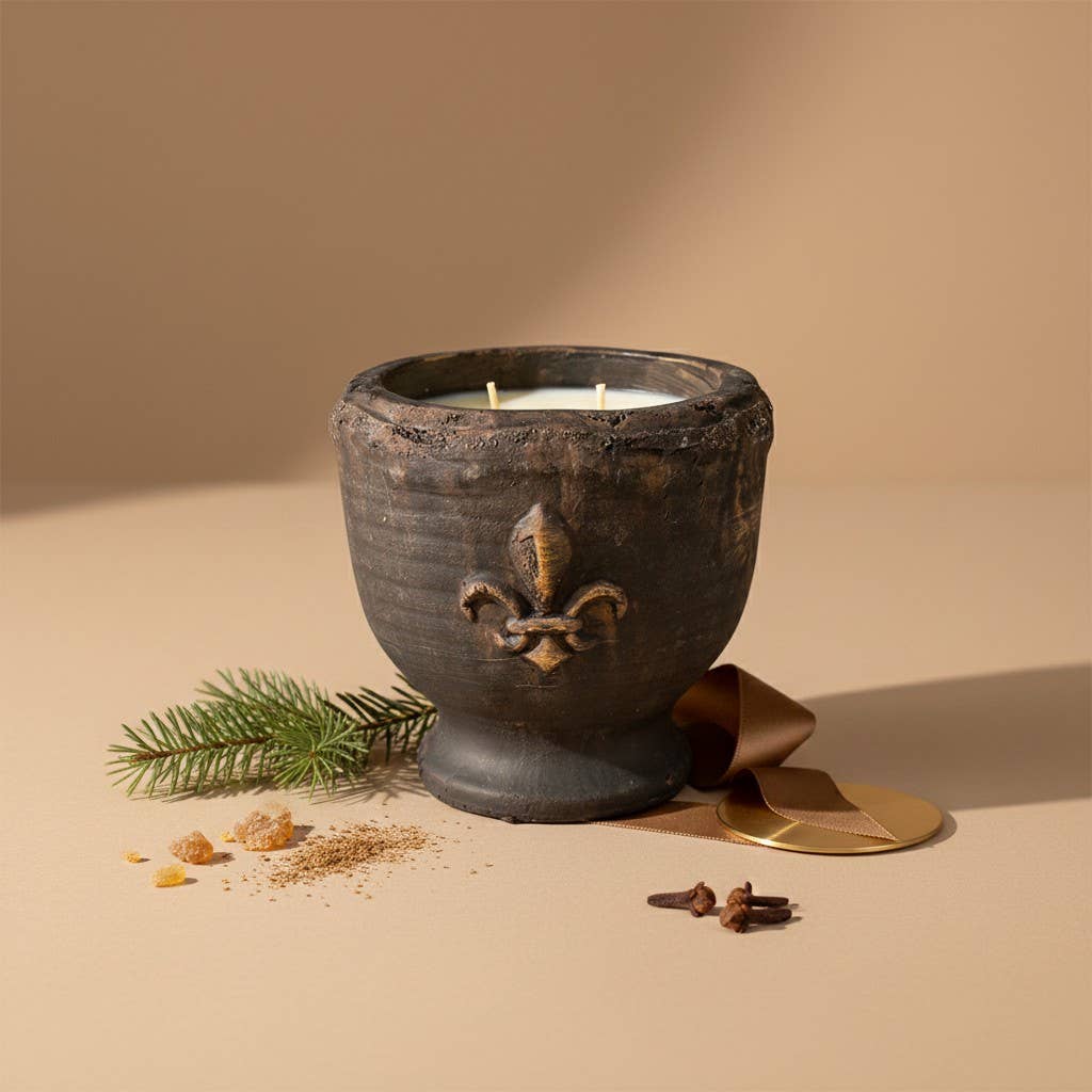 20 oz Classic Pottery Candle: Southern Suede