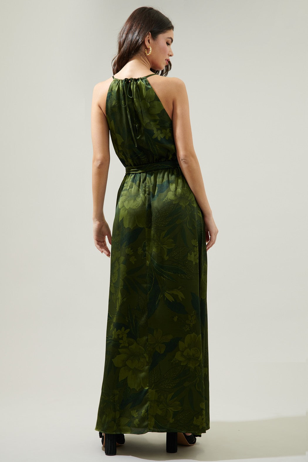 FINAL SALE Ivy Tropics Halter Maxi Dress