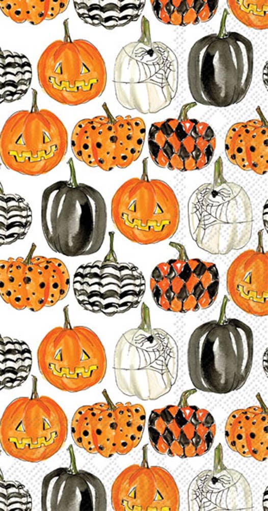 Paper Guest Towel 16 Count - Pumpkin Pattern