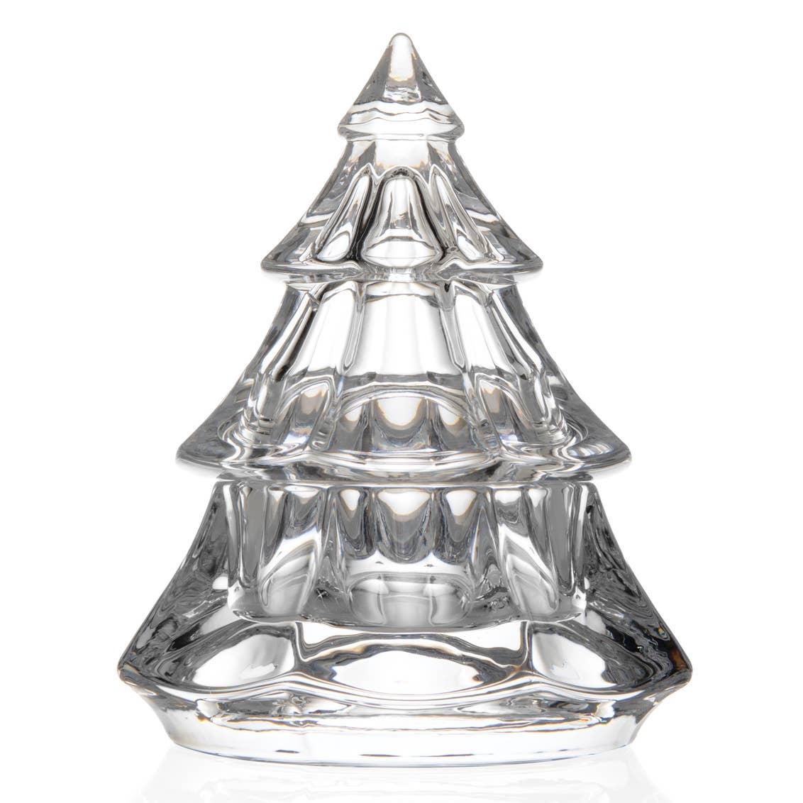 Two Tier Glass Christmas Tree