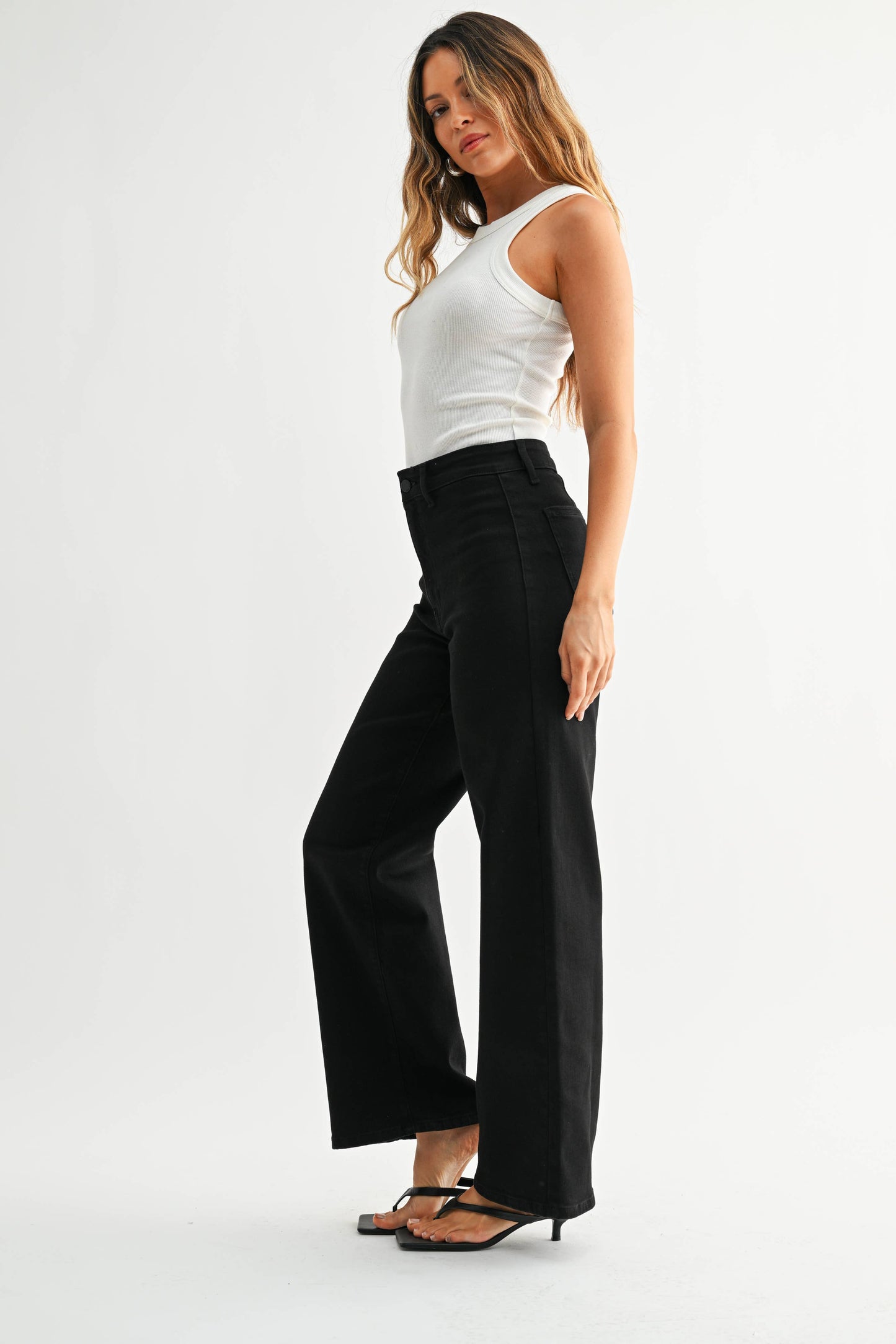 Black Orchid Wide Leg Jean