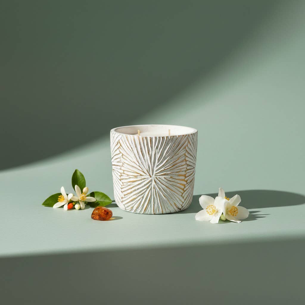 20 oz Sky Burst Candle: Zydeco Amber