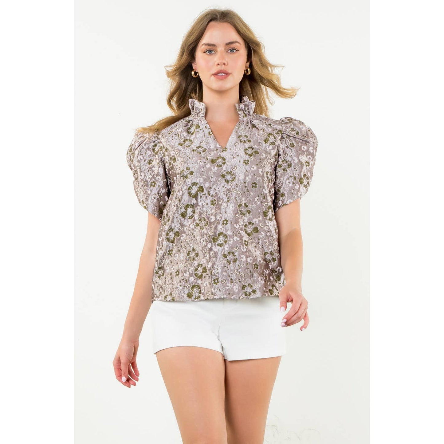 Solene Textured Romance Top