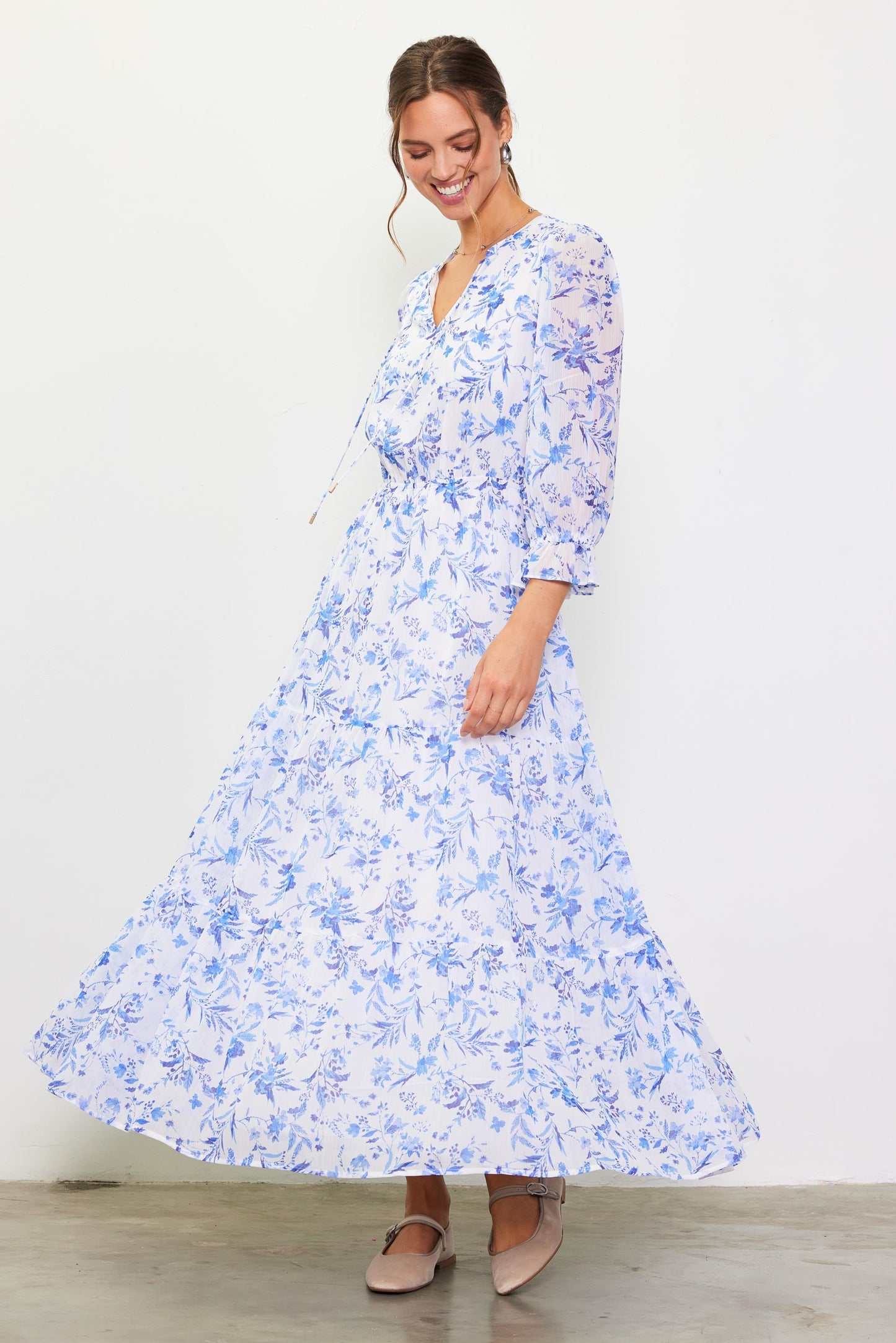 FINAL SALE French Blue Maxi Dress