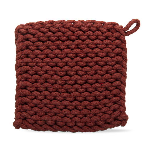 Crochet Trivet/Potholder-Chestnut