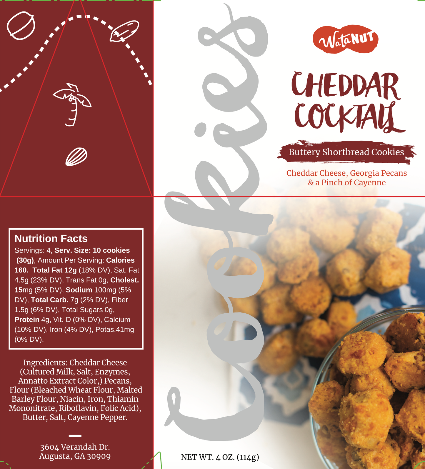 Cheddar Cocktail Cookie Box