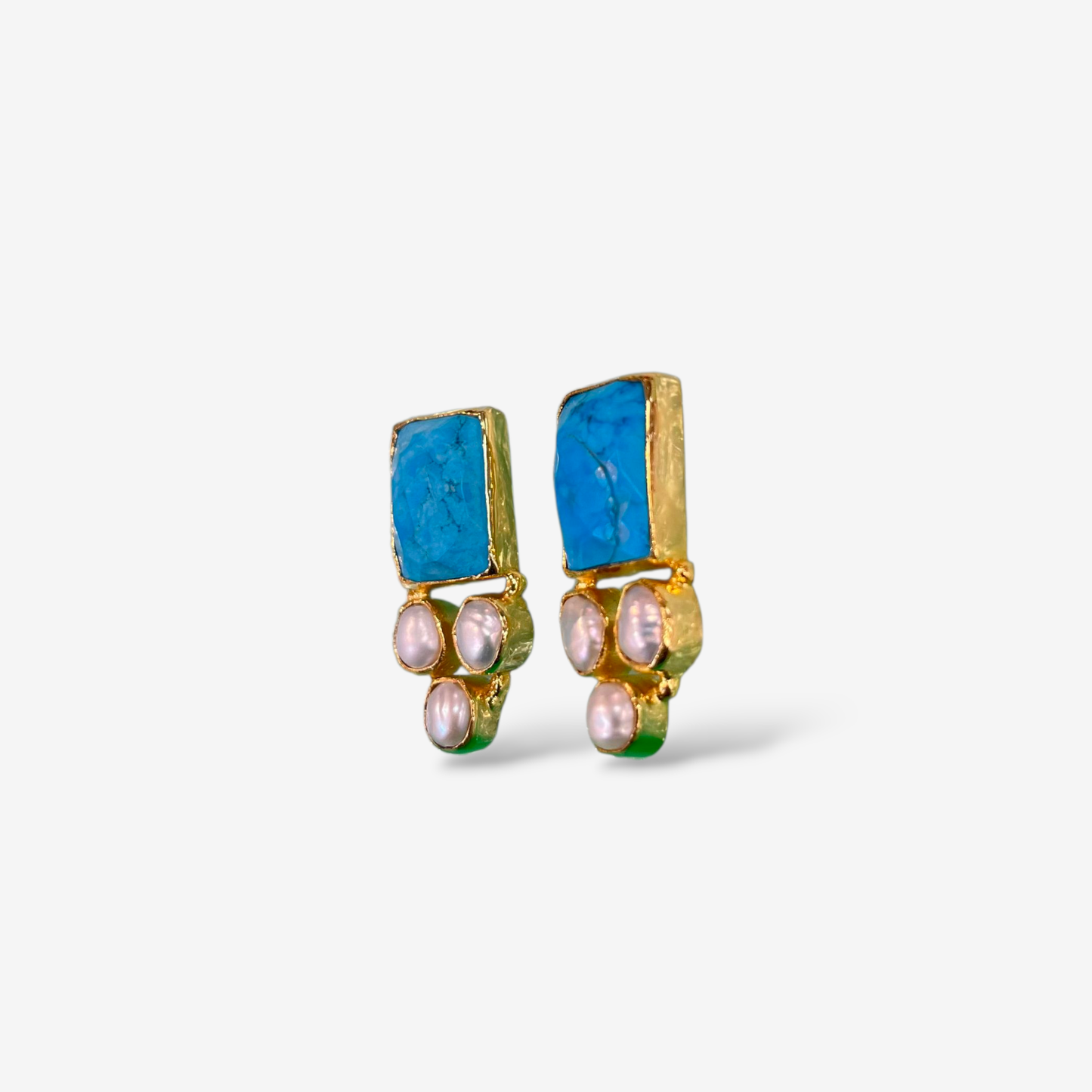 Venus Vibe Earrings: Amazonite