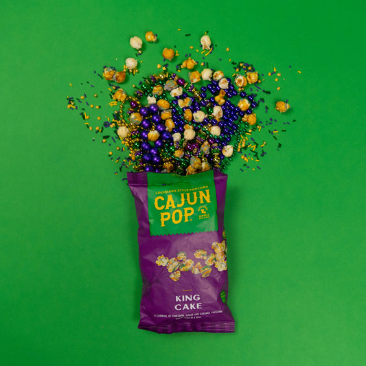 King Cake Family Size Popcorn