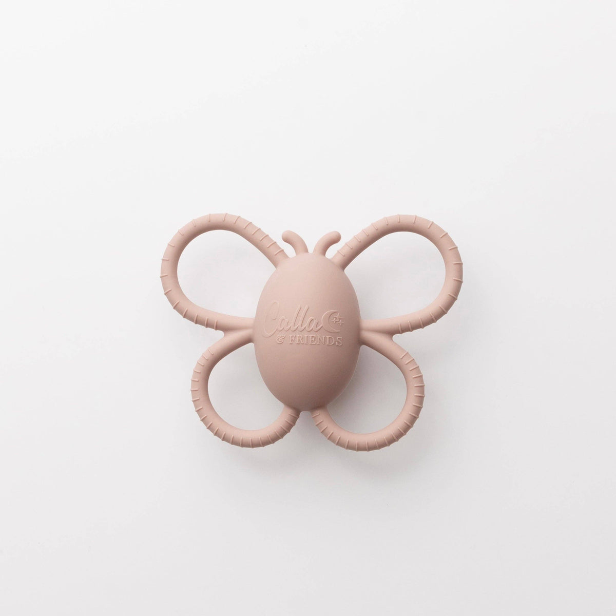 Garden Party Collection - Butterfly Rattle Teether: Petal Pink