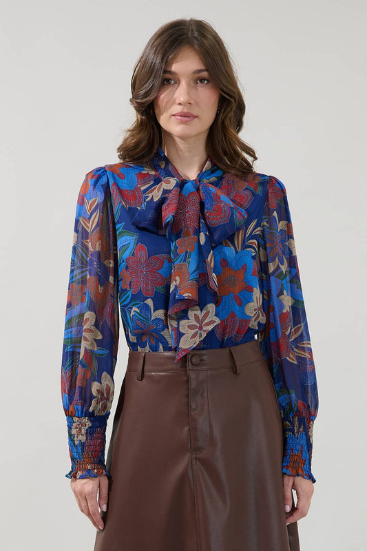 Sapphire Garden Bow Top