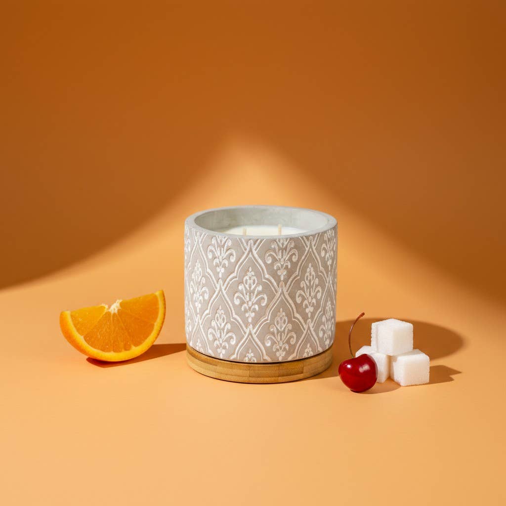 16 Ounce Damask Stone: Orleans Tea