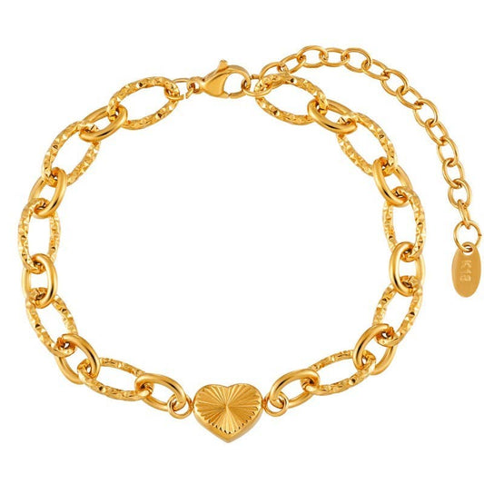 Eternal Heart Link Bracelet