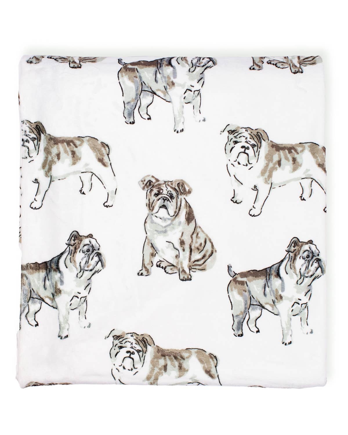 Forever Bulldog 50" x 60" Throw