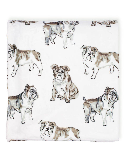 Forever Bulldog 50" x 60" Throw
