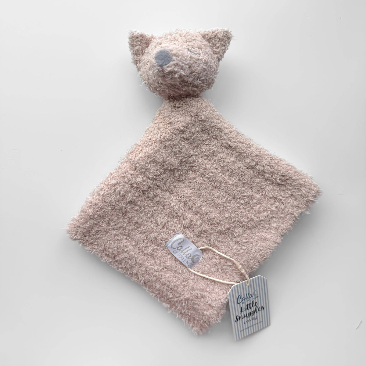 Little Snuggles Lovey - Fox: Powder Blue