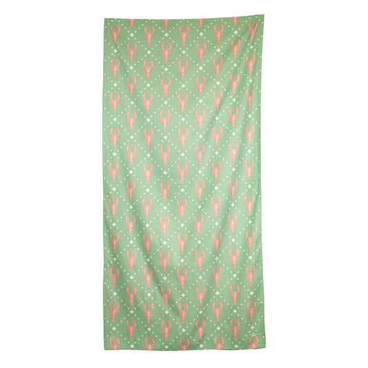 Crawdad Craze Beach Towel