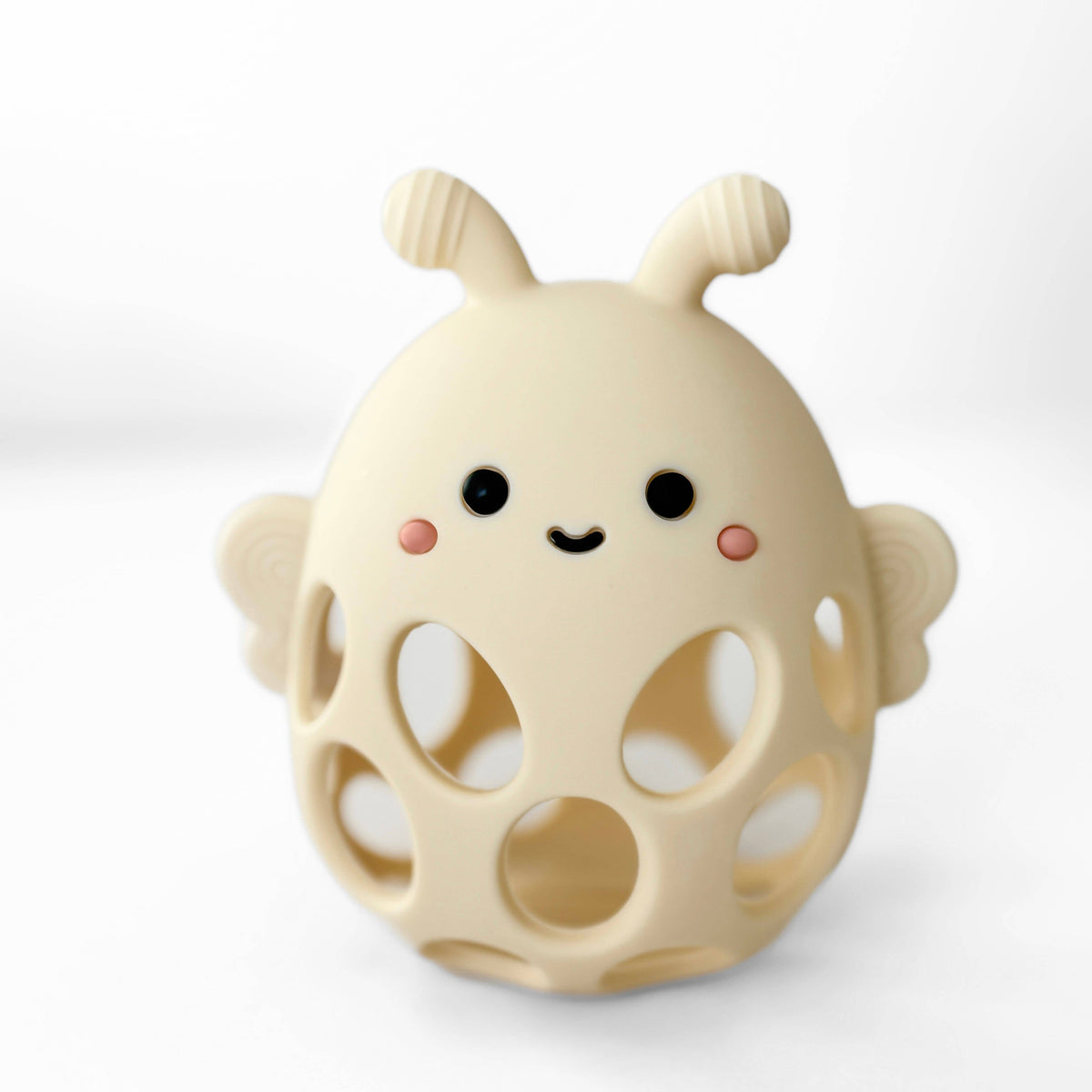 Garden Party Collection - Honey Bee Teether: Light Sage