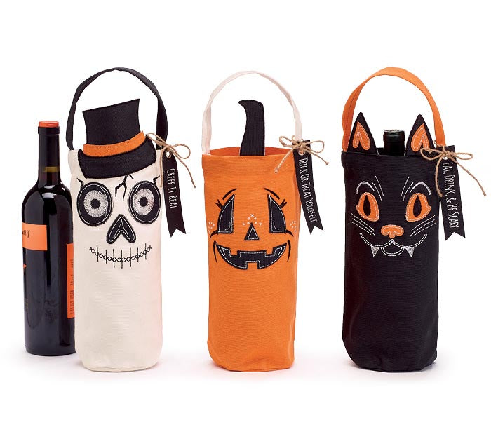 Halloween Wine Bottle Bags