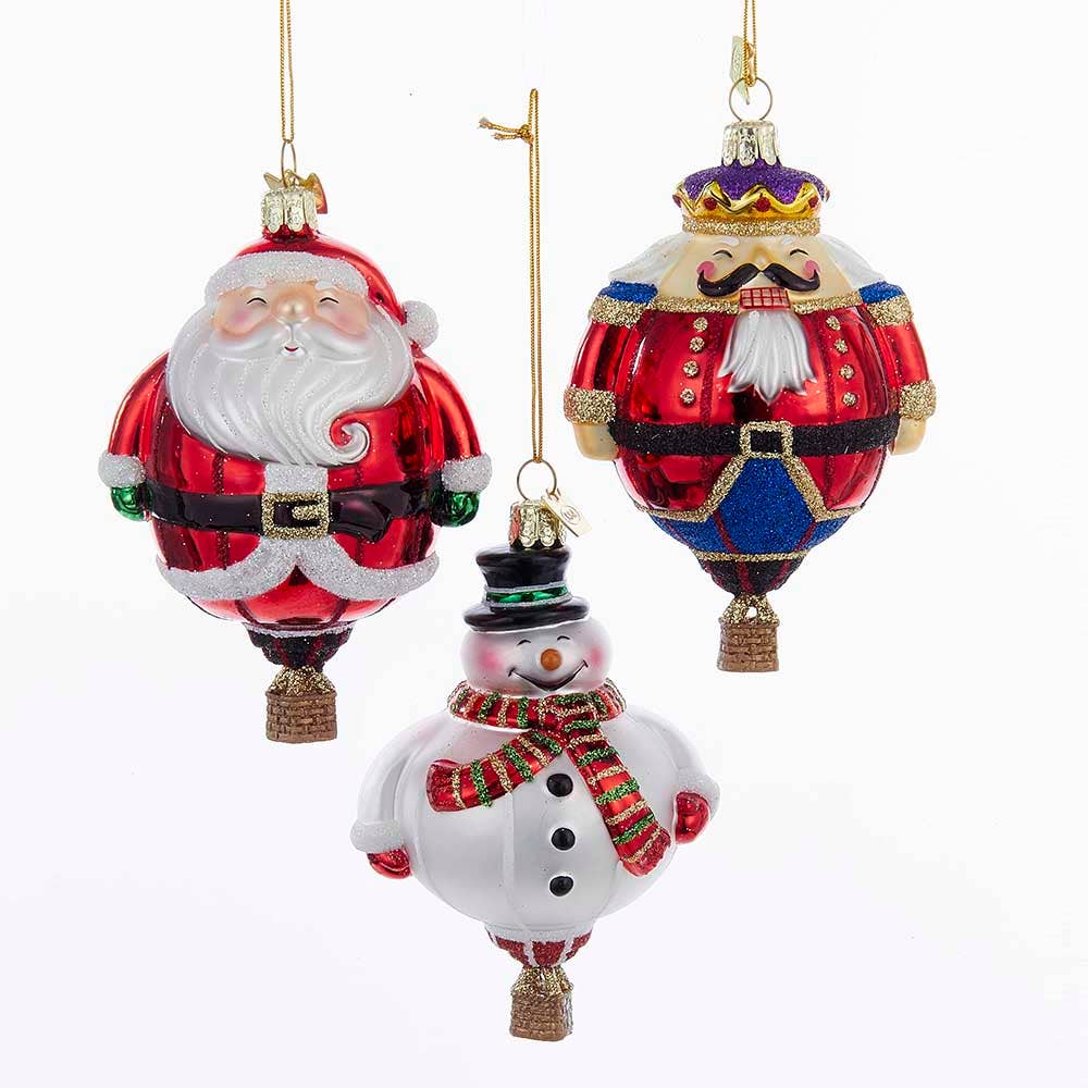 Noble Gems Hot Air Balloon Ornaments