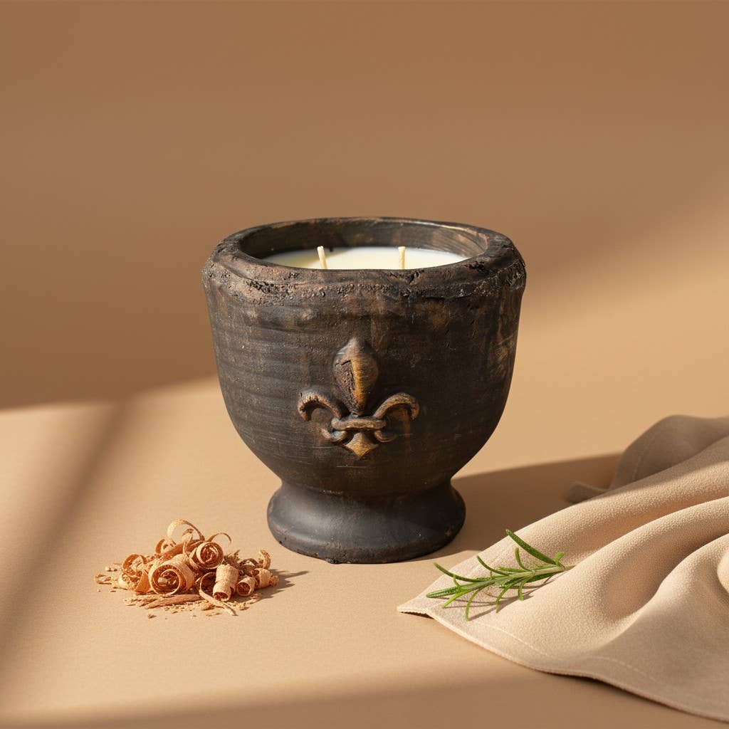 20 oz Classic Pottery Candle: Southern Suede