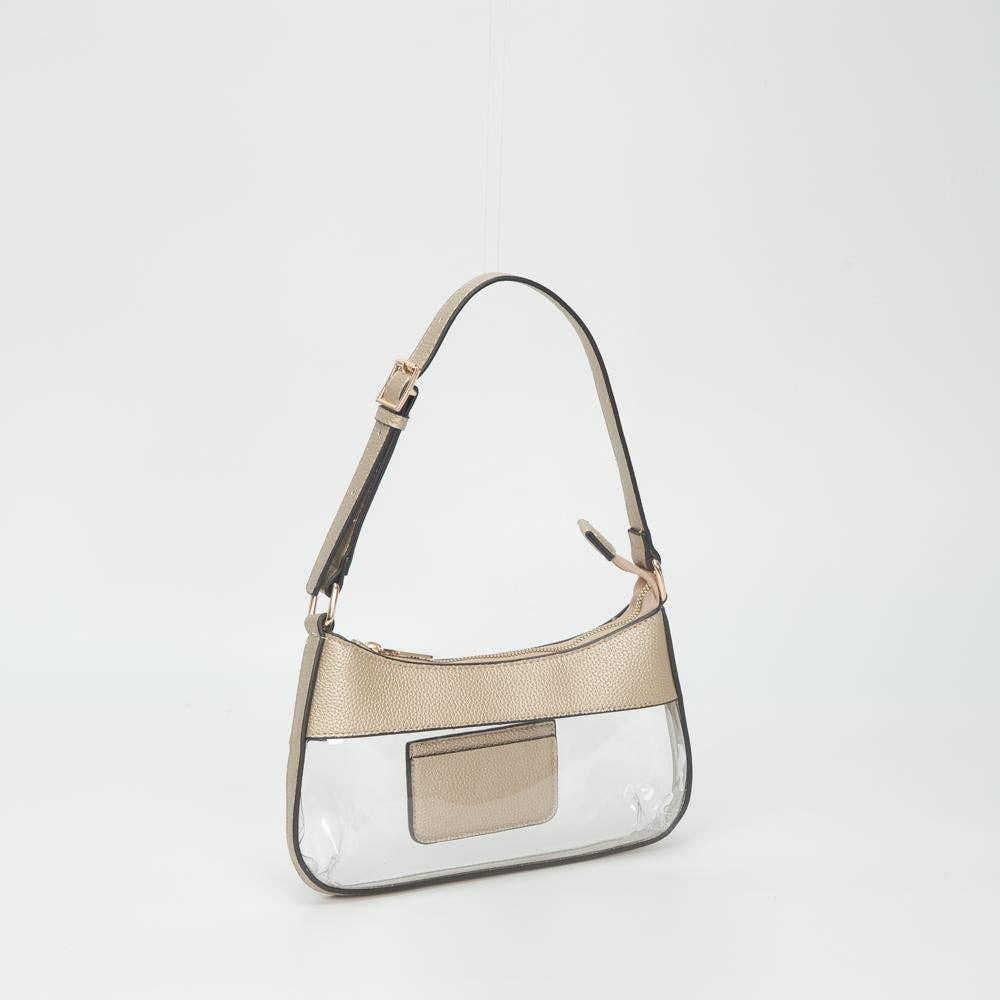 Gold petite tote