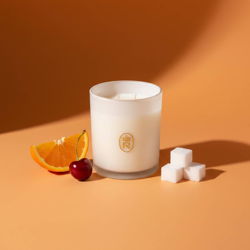 14 oz Boxed Glass Candle: Garden District