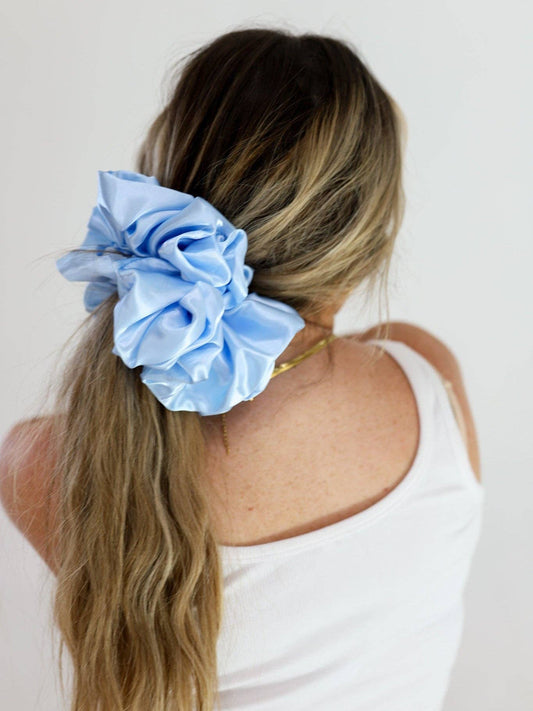 Jumbo Sleep Scrunchie-Baby Blue
