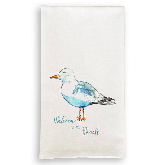 Welcome to the Beach Tea Towel