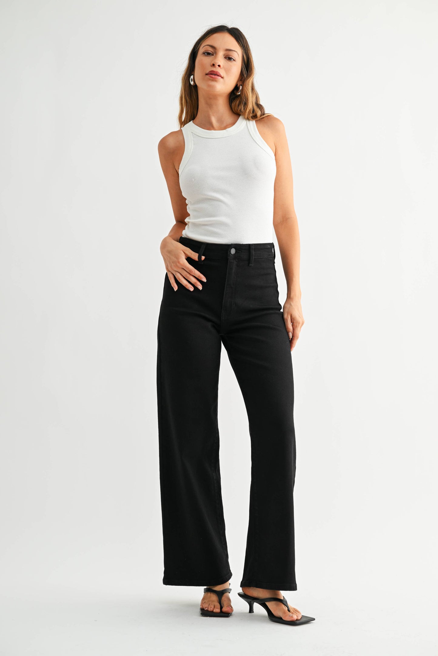 Black Orchid Wide Leg Jean