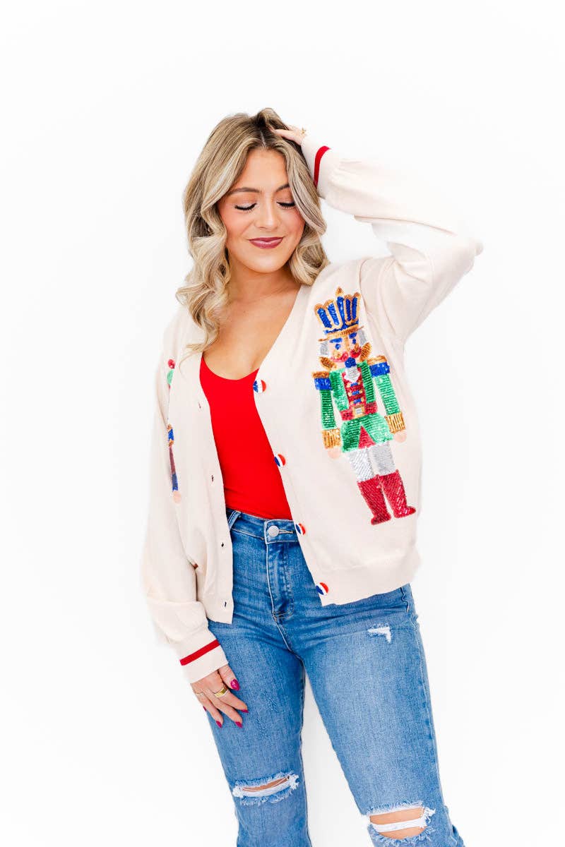 Twinkle Toyland Nutcracker Cardigan