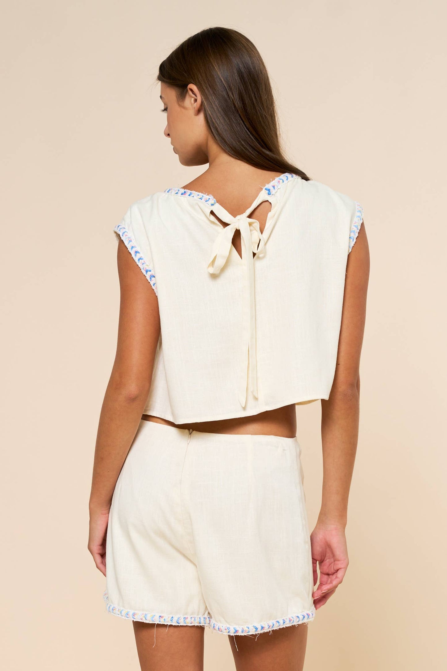 Sleeveless Crop Top & Skort Set