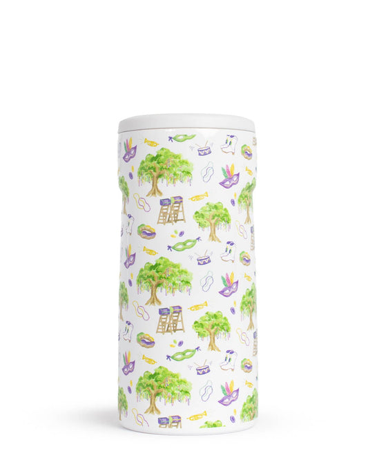 Mardi Pardi Insulated Slim Can Cooler-12oz