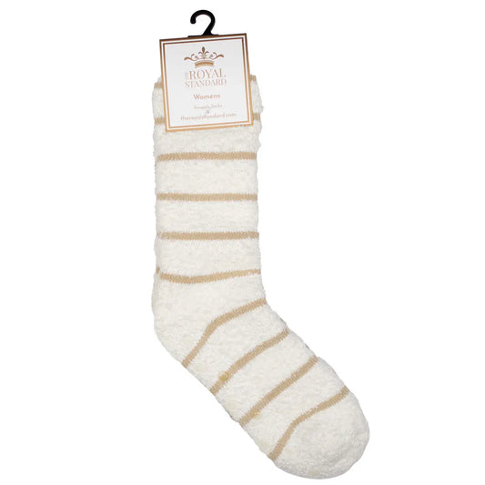 Women's Striped Snuggle Socks